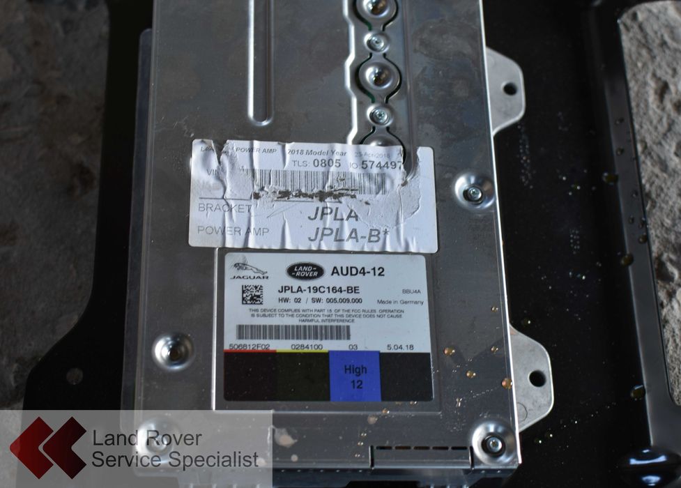 Wzmacniacz RANGE ROVER SPORT L494 z 2018r. JPLA-19C164-BE