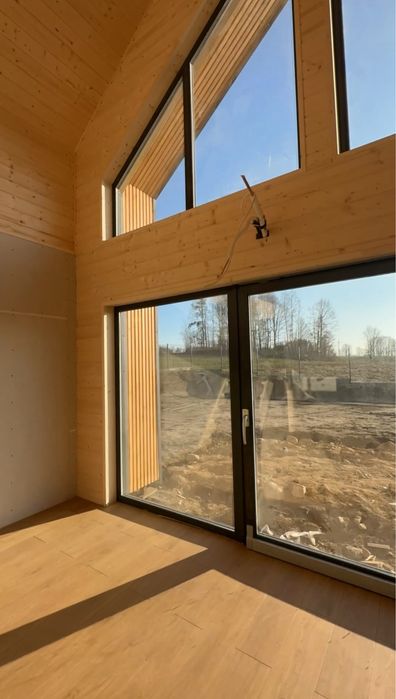 Nowoczesna stodoła 108m / stan deweloperski / Modułowy drewniany