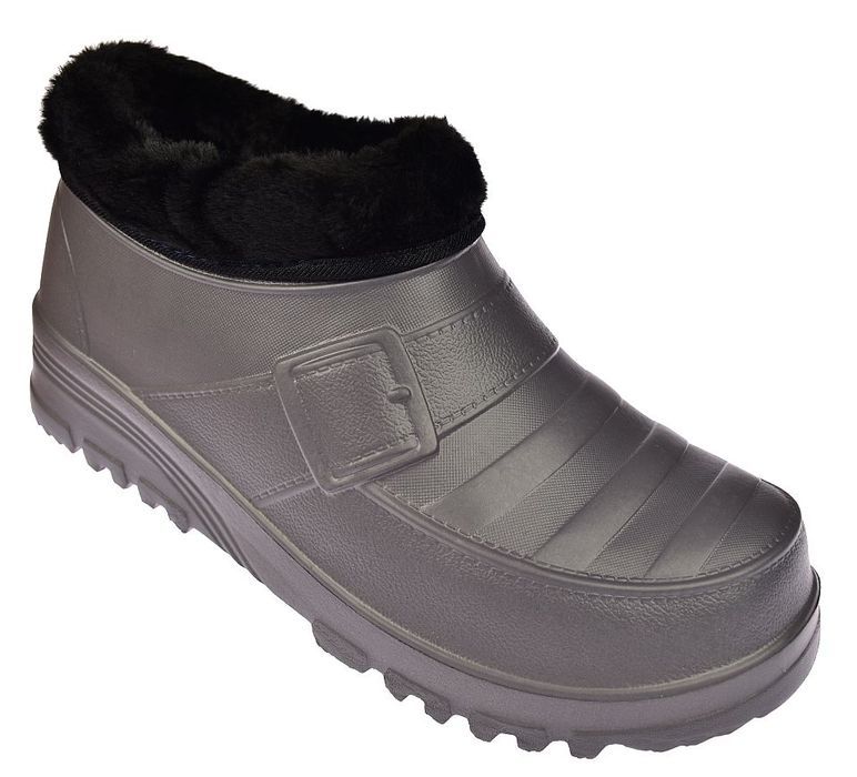 Kalosze męskie EVA krótkie ocieplane szare 18062 rozm40