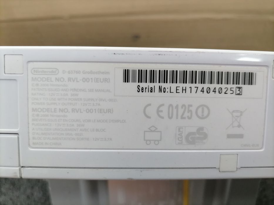 Nintendo Wii RVL-001(EUR)