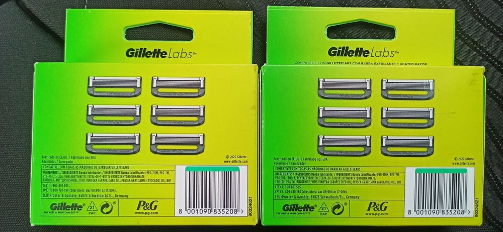 Gillette Labs wkłady 2x6szt