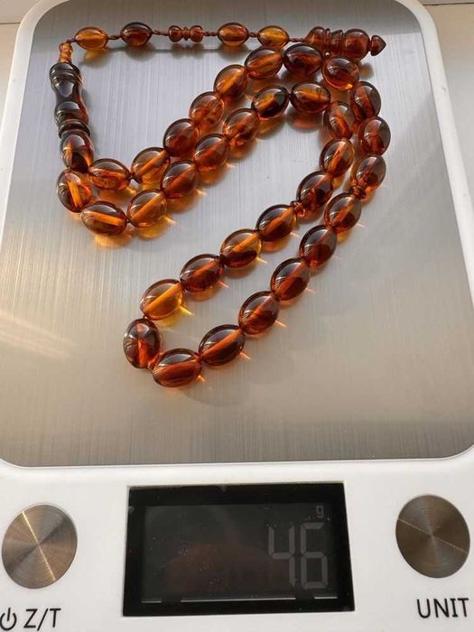 Piękny różaniec z bursztynu, Nowy