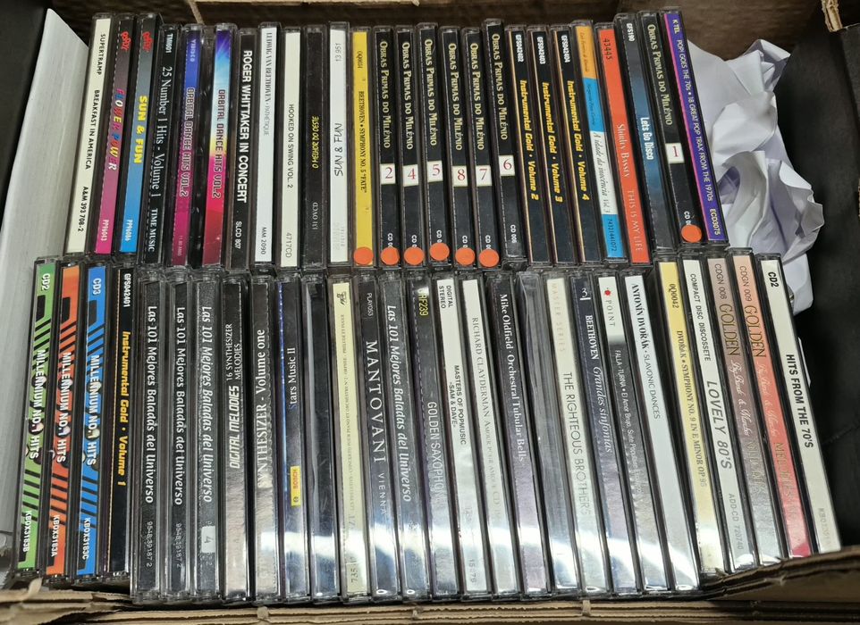 Packs com 50 CD's Originais