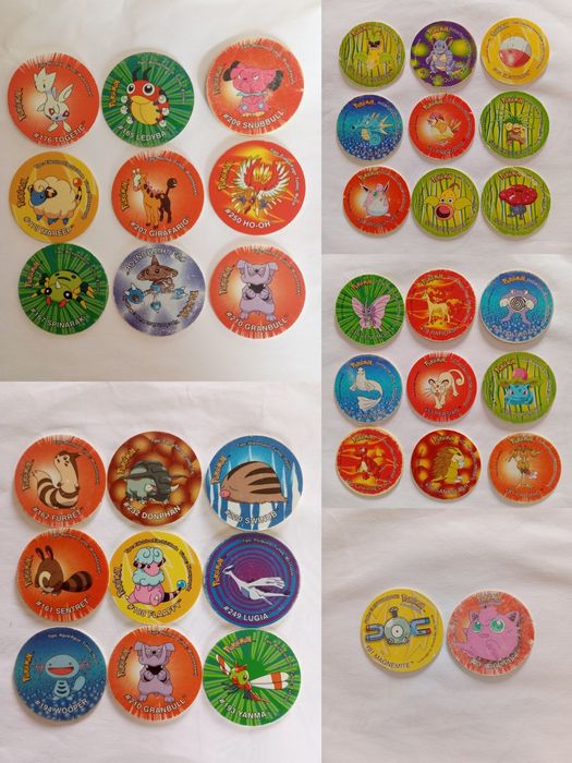Tazos Pokémon originais Matutano