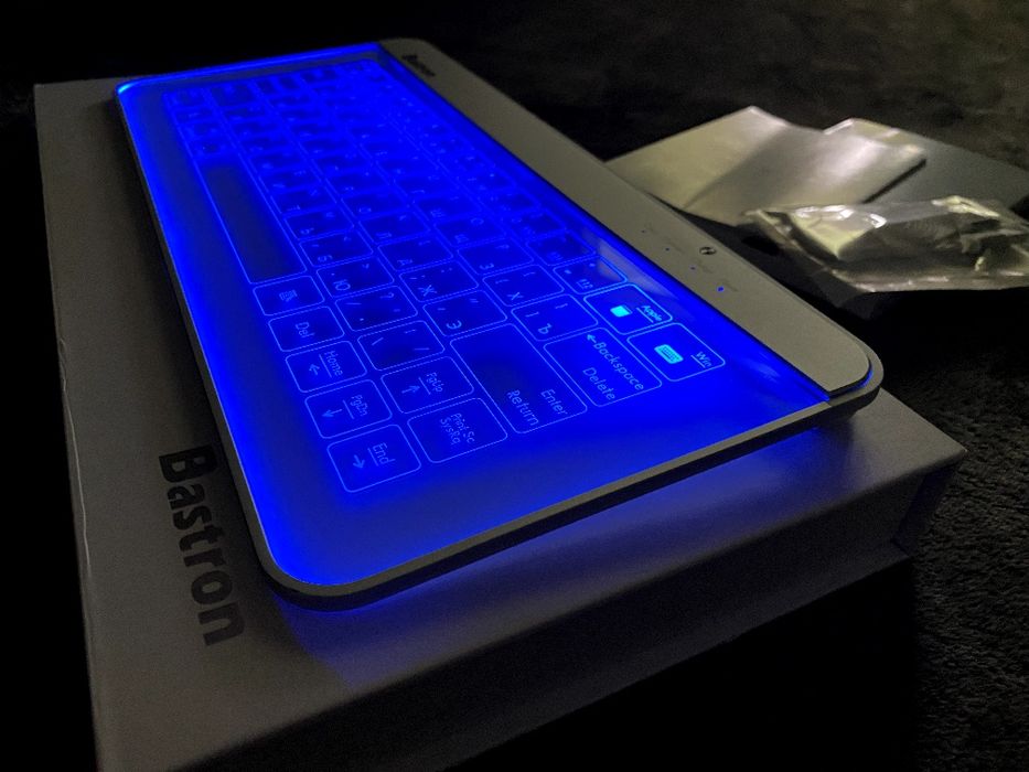 Клавиатура Сенсорная стеклянная Bastron B9 Тач-Пад