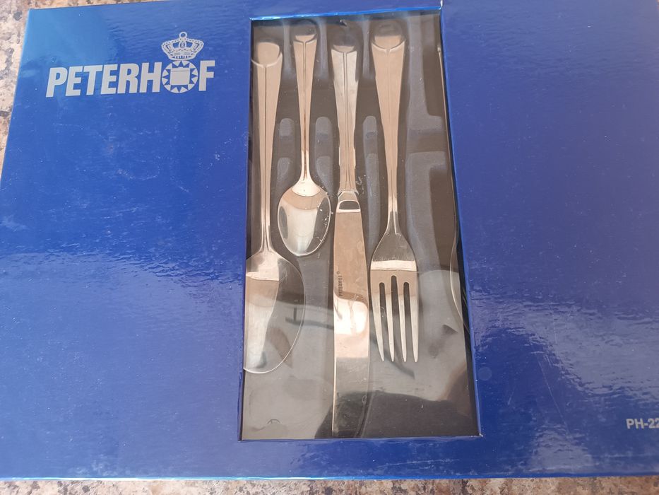Супер Набір столових приборів із нержавіючої сталі Petergof24 предмети