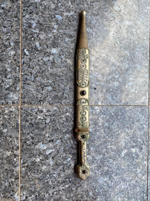 Punhal RÚSSIA ORIGINAL espada adaga kindjal 54 cm Séc XIX Geórgia