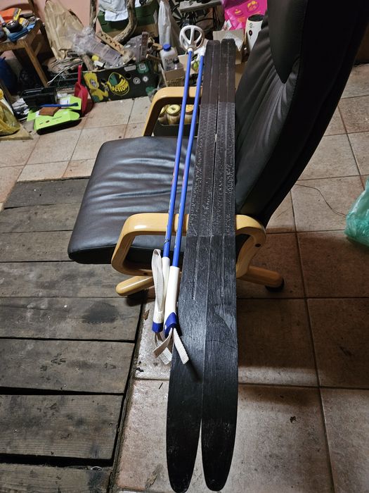 Narty biegowe dziecięce 140cm wiązania nnn