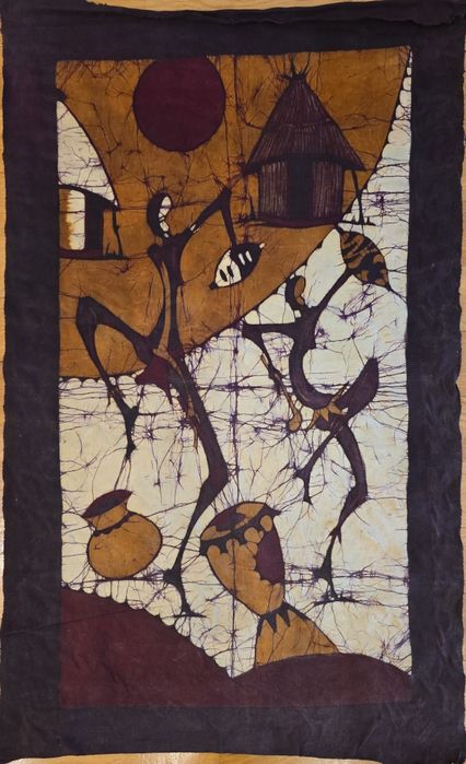 Telas em tecido - Batik
