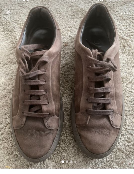 Tenis castanhos bi Massimo Dutti