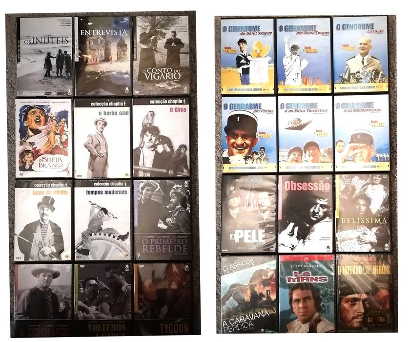 Lote 132 DVD's originais (LOTE 30)