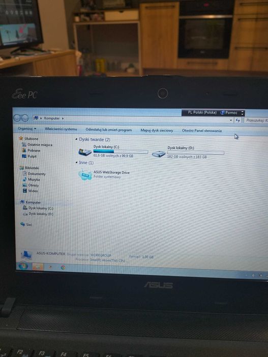 Laptop asus eee pc x10