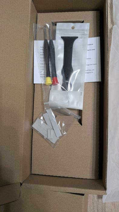 HandheldDIY obudowa modcase chłodząca Steam Deck backplate clear black