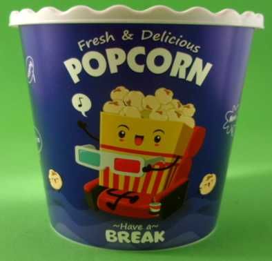 Kubek do popcornu 2,1 litra pojemnik wiaderko
