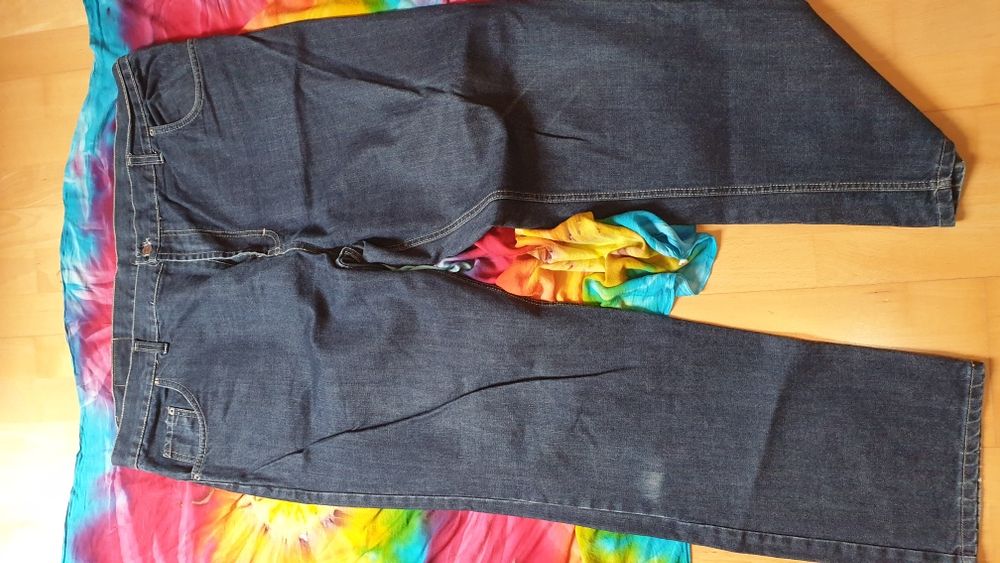 Lewis czarne jeansy męskie W46/L34