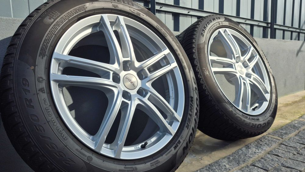 JANTES NOVAS DEZENT 19"x8J-ET45+PNEUS PIRELLI SCORPION ELECT 235 E 255