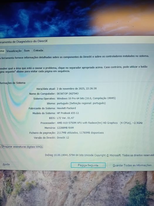 Portatil HP Probook 655