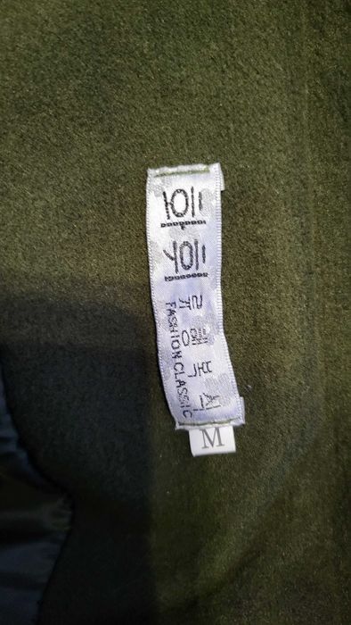 Płaszcz damski trencz zielony M