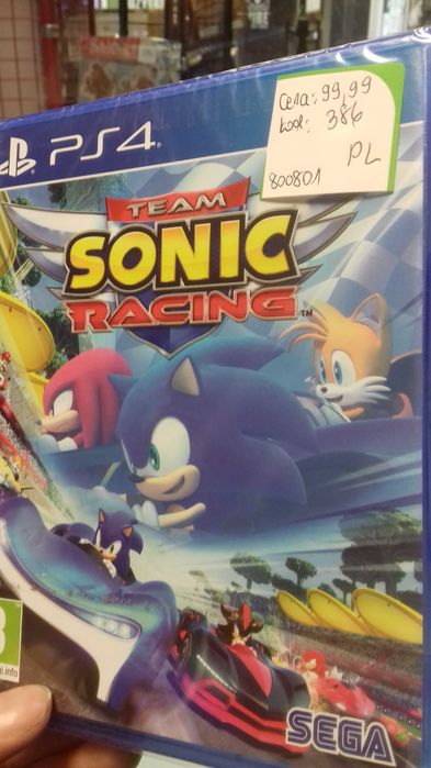 Sonic mania ps4, sonic forces ps4, sonic team racing ps4