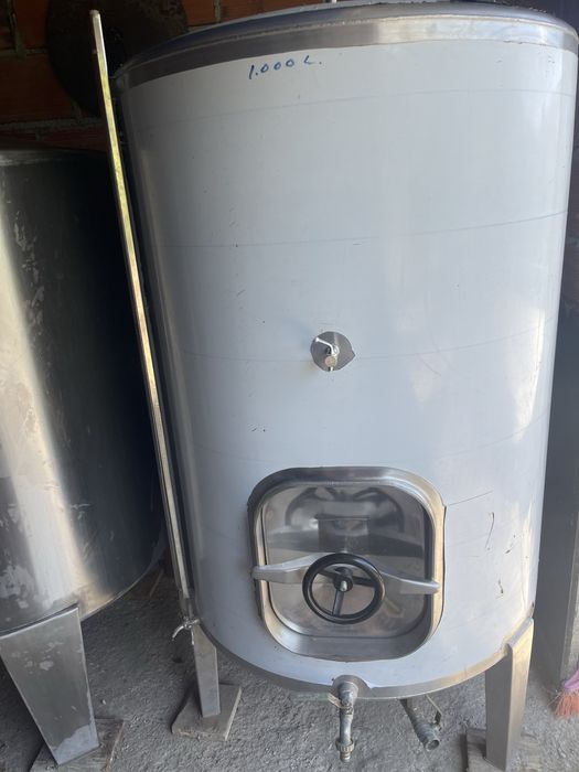 Cubas inox 1000l e 800 litros
