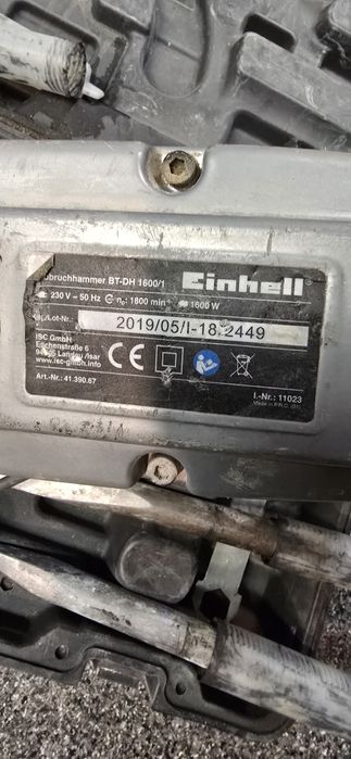 Młot wyburzeniowy Einhell BT-DH 1600 43 J