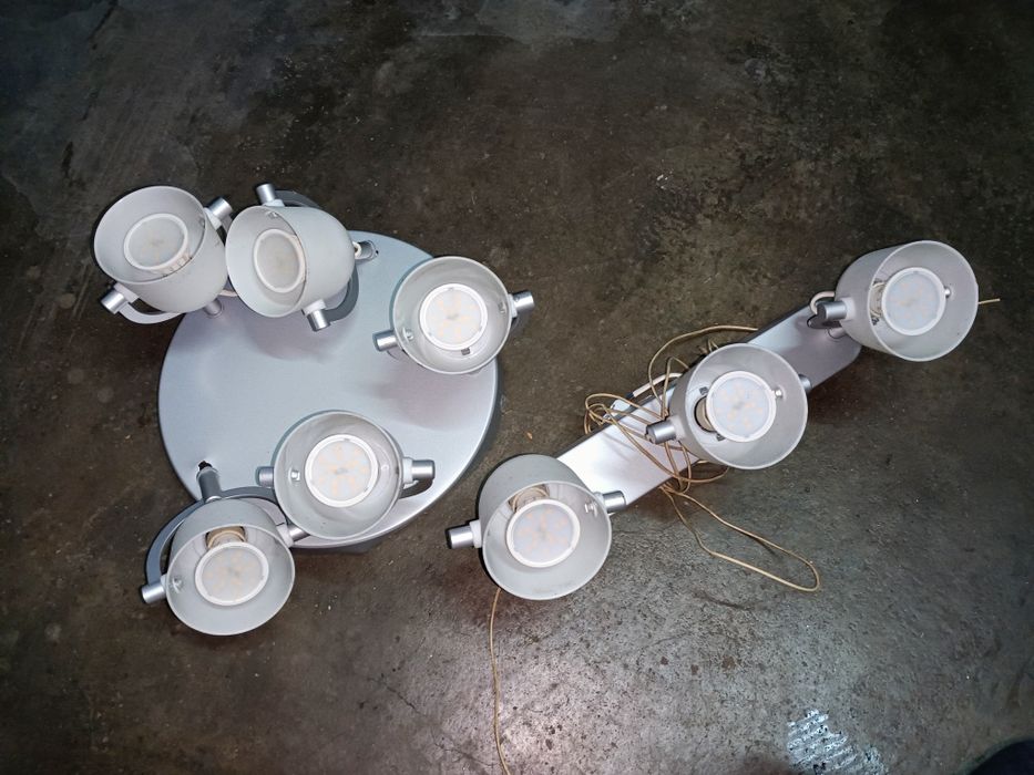 Variedade de projetores e candeeiros 10€ unidade