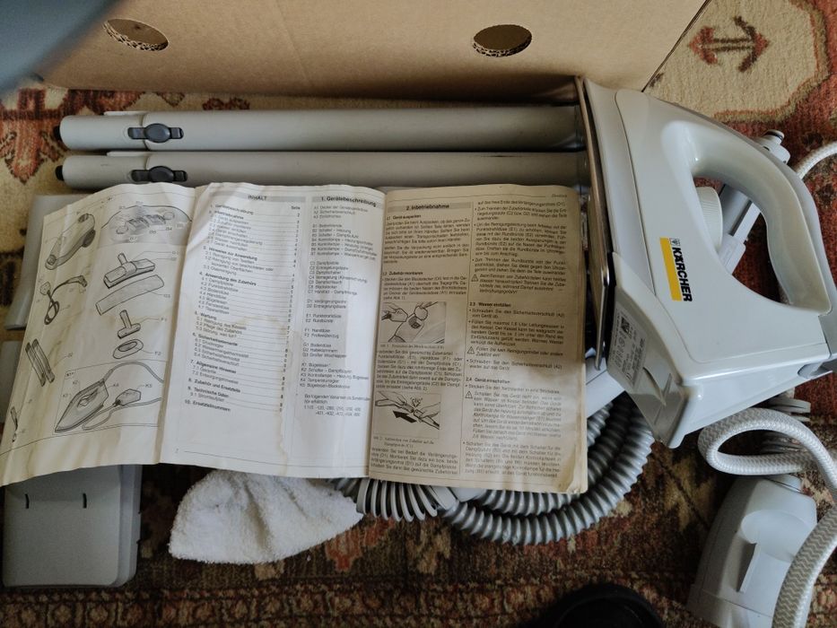 Karcher 1201 myjka ciśnieniowa+ żelazko parowe