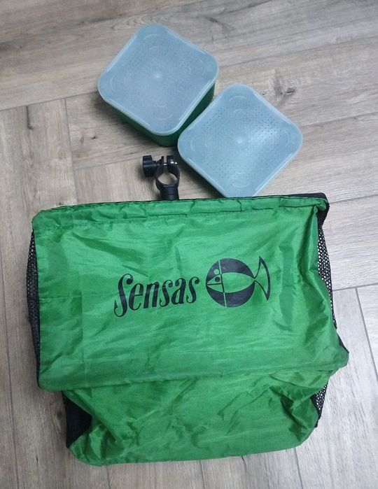 Półka boczna SENSAS z Parawanem D25/30/36mm + 2 pojemniki