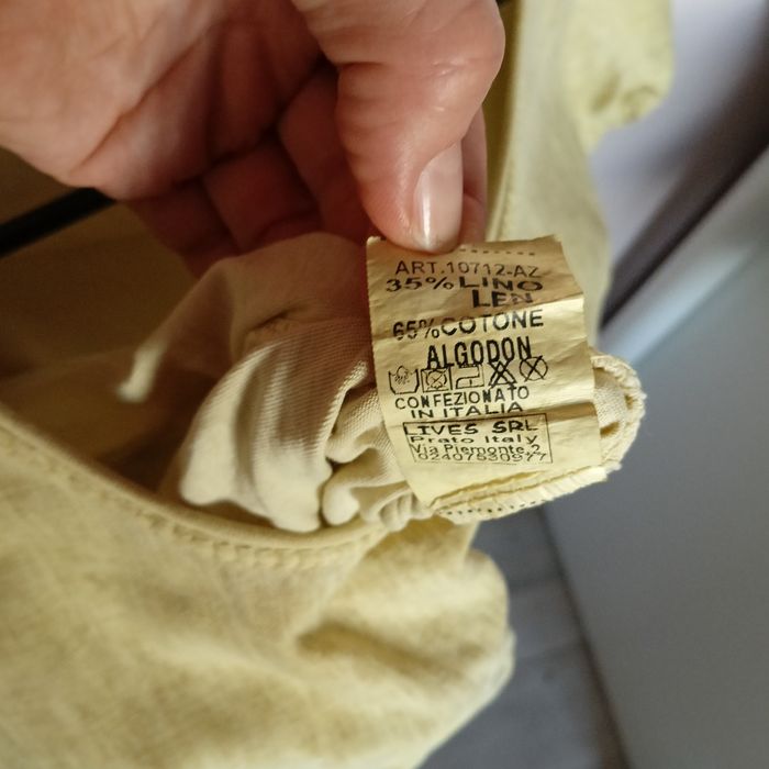 Sukienka Tunika przed kolano Len Bawełna rozmiar 38