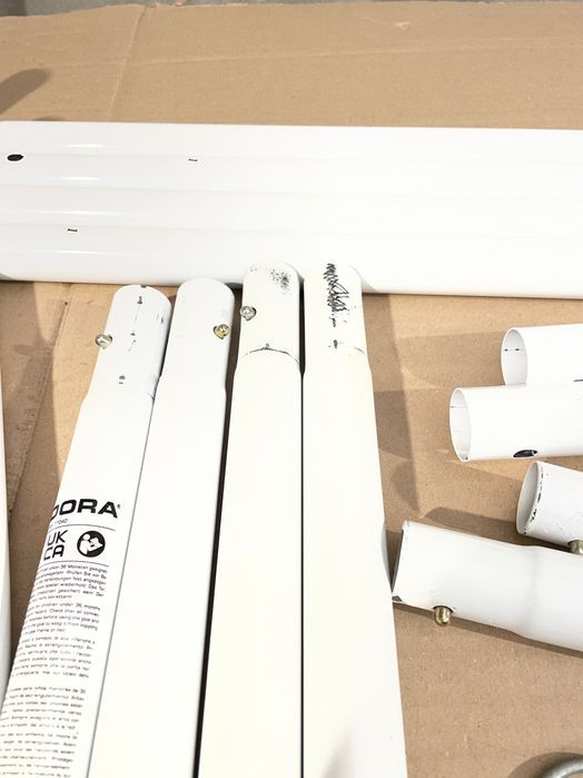 Bramka Piłkarska Hudora Pro Tect 240X160 Cm Biała.