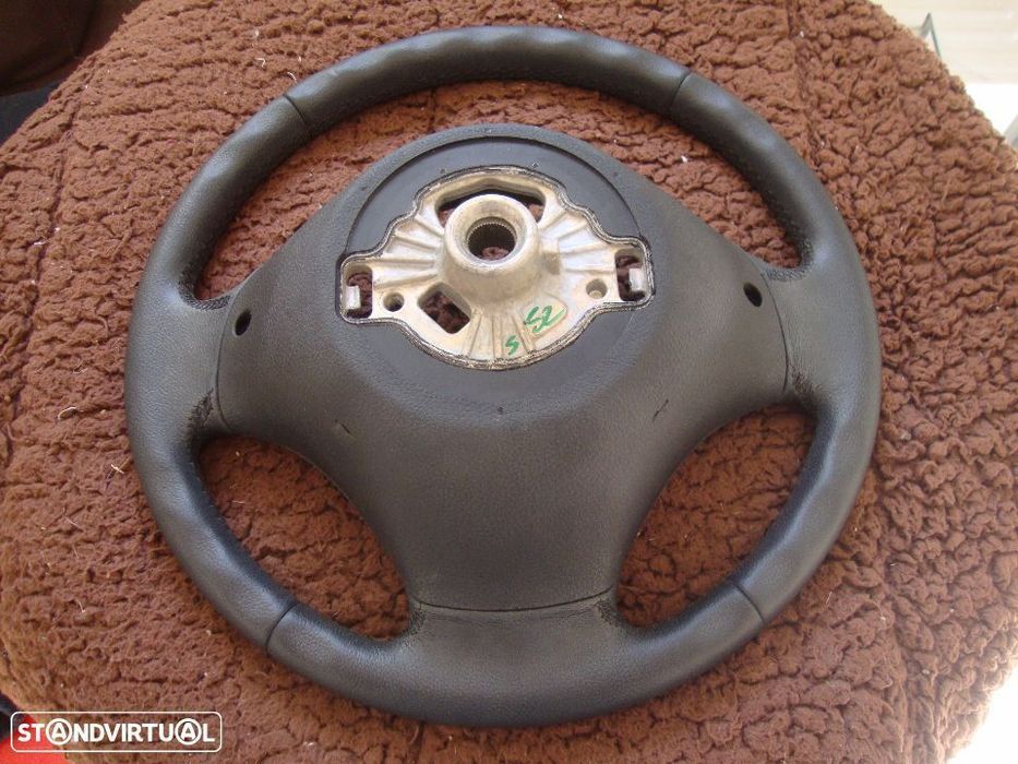volante em pele+multifunçoes + cruise control BMW F20 + F30 sem airbag