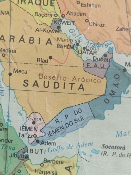 Mapa Mundo antigo