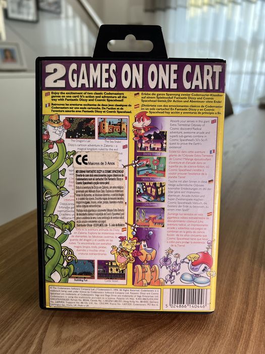 Fantastic Dizzy e Cosmic Spacehead - Mega Drive