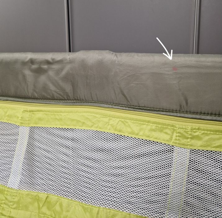 Łóżeczko turystyczne Baby Design 120x60 dwa poziomy stan bdb