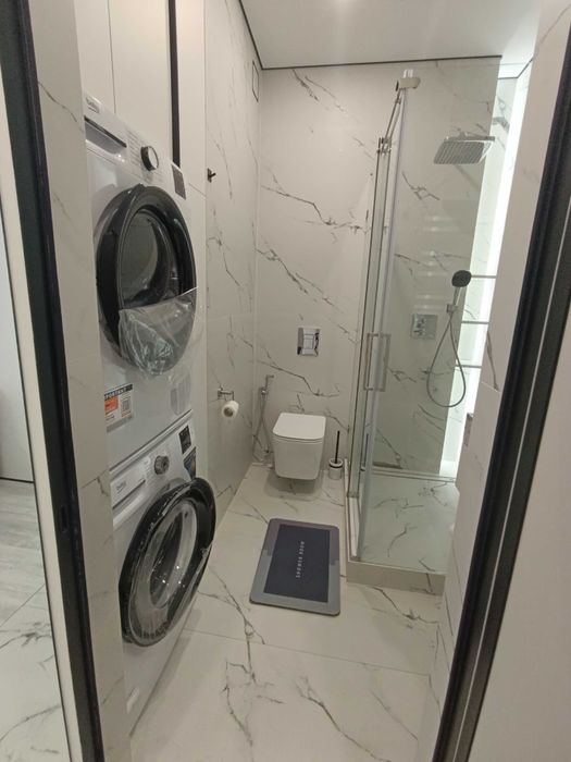 Стильная студия 30 м² с мебелью и техникой возле моря / ЖК Атмосфера. 7 этаж