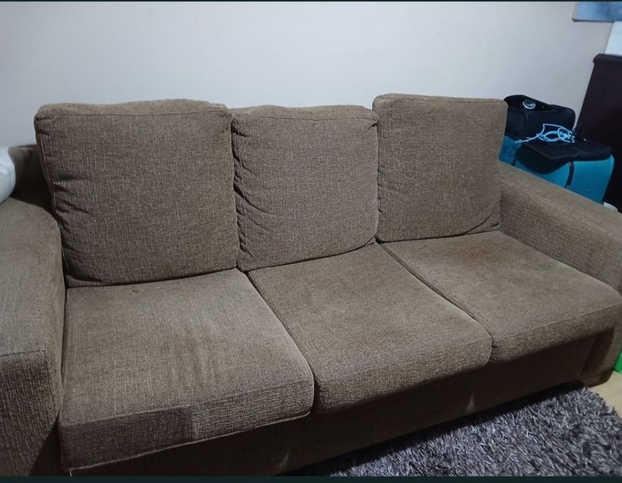 Sofa Castanho , 3 lugares
