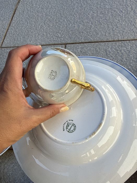 Grande lote de loiça vintage + vidro – Sacavém, SPAL, Viana, Louçarte