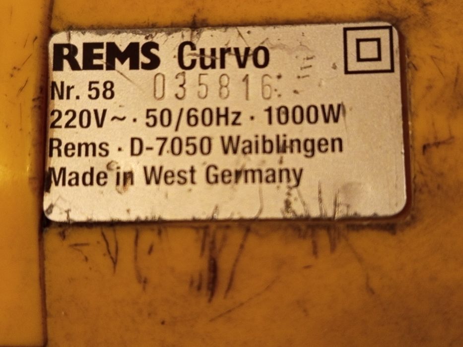 Giętarka Rems curvo