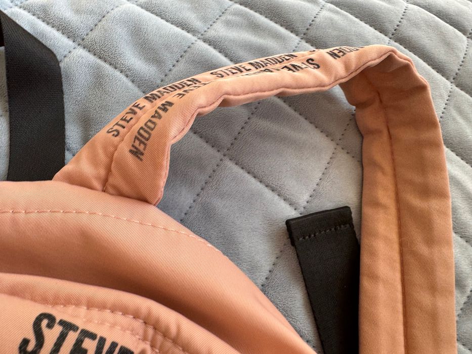 Steve Madden różowy bladoróżowy damski plecak pikowany