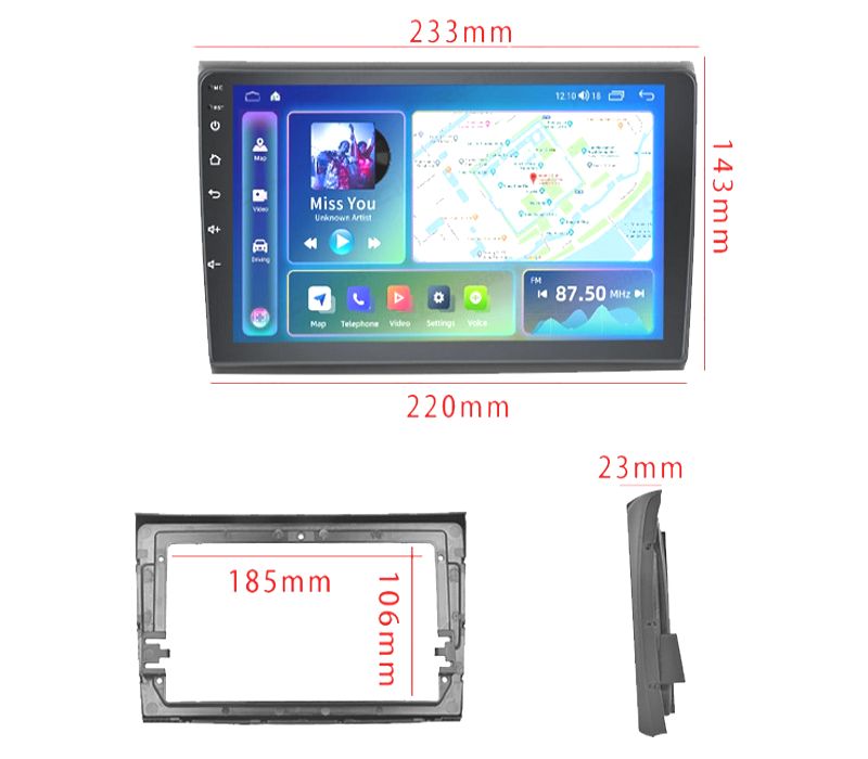 RÁDIO GPS ANDROID 13 FIAT BRAVO 07-14