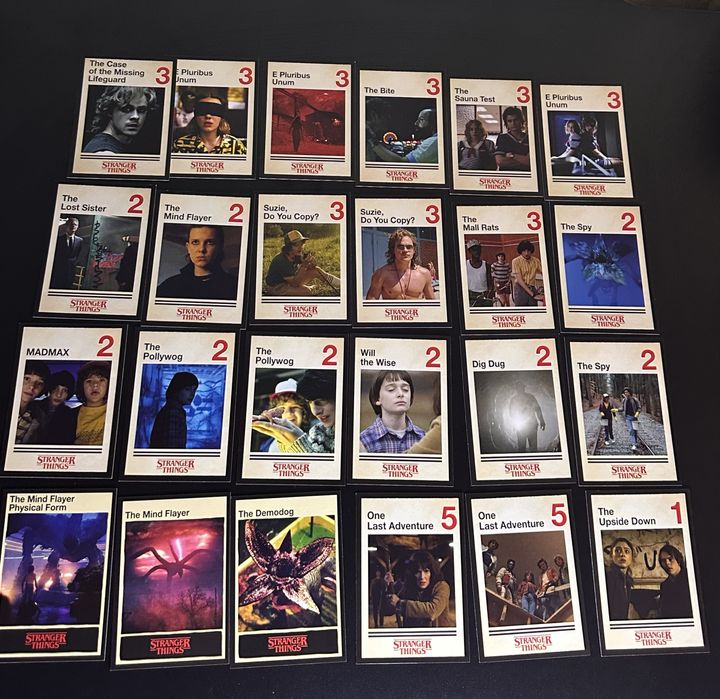 Колекційні картки Stranger Things (Panini) – ОРИГІНАЛ