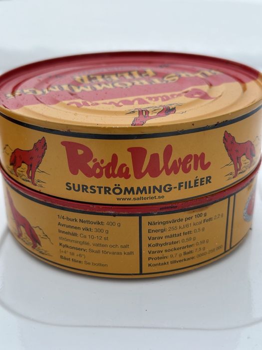Сюрстромінг сюрстрёмминг 400 грам surstromming roda ulven