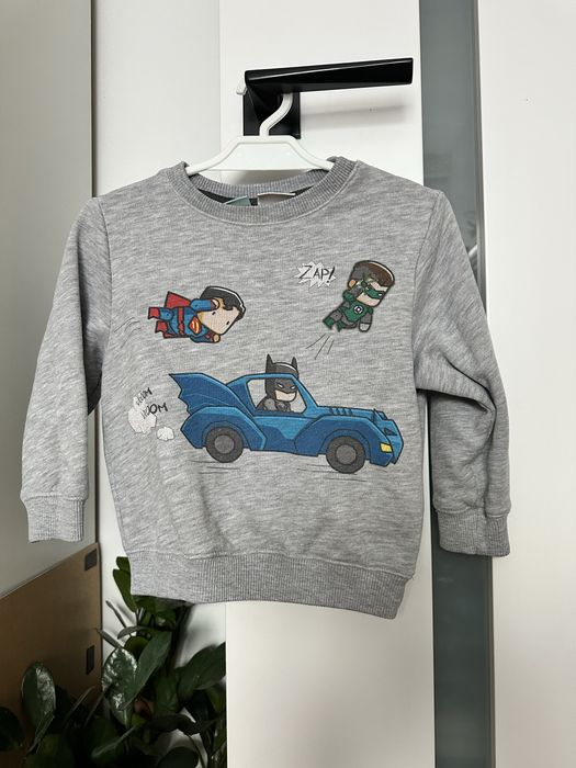 Bluza szara batman super men zara 92
