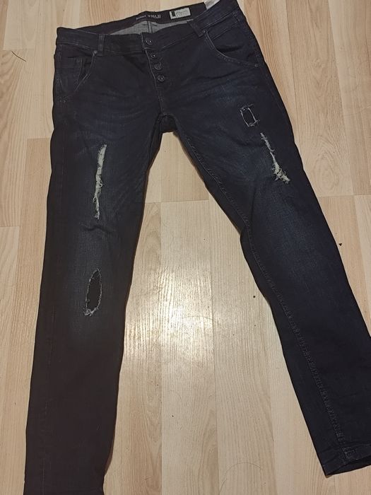 Spodnie damskie jeansy rozm L