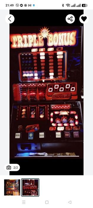 Барабанный механический игровой автомат.