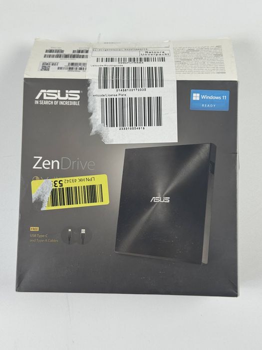 Napęd optyczny zewnętrzny DVD-RW ASUS ZenDrive U9M