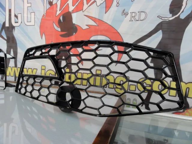 Grelhas faróis nevoeiro Audi A4 B8 12-15 RS LOOK preto piano brilhante (para-choques sline e S4)