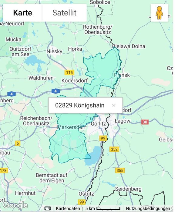 Dom w Niemczech koło A4, okolice Zgorzelca