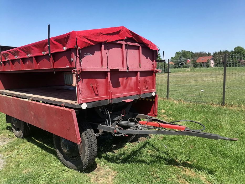 Przyczepa rolnicza  Sanok D43, zarejestrowana  OC  ważne