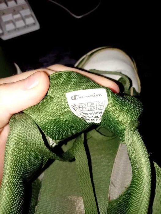 Buty Champion sneakersy męskie/unisex zielone białe